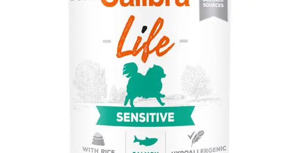 Calibra Dog Life can Sensitive Salmon with Rice 400 g Retur gratuit