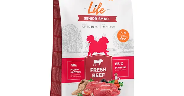 Calibra Dog Life Senior Small Fresh Beef 6 kg Plată sigură