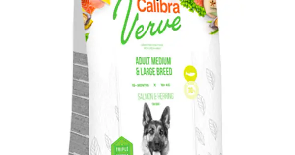 Reduceri Calibra Dog Verve GF Adult M and L Salmon and Herring 12 kg
