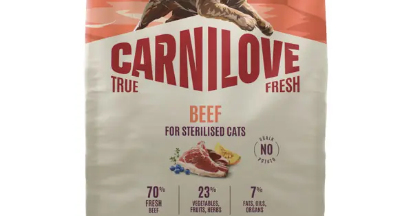 Bestseller Carnilove True Fresh Cat Dry Beef Sterilised Adult All Breeds 2 kg