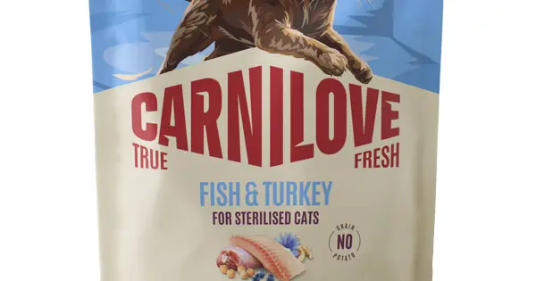 Carnilove True Fresh Cat Dry Fish & Turkey Sterilised Adult All Breeds 400 g Doar azi