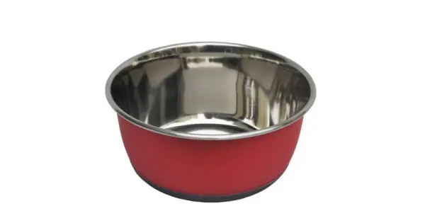 Castron inox antiderapant - Rosu - 950ml Bestseller