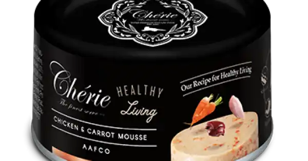 Cumpărături sigure Cherie Adult Cat Mousse cu Pui si Morcov