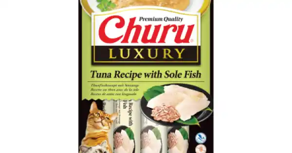 Bestseller Churu Luxury Recompensa Cremoasa Reteta cu Ton si Sole fish