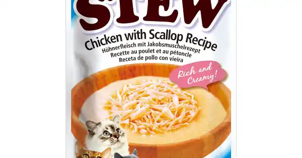 Ciao Stew pentru Pisici cu Pui si Supa Scoici Plată sigură