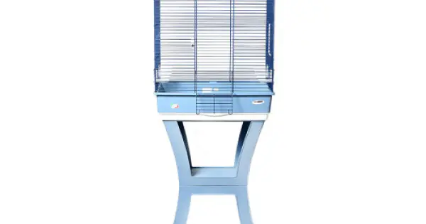 Plată sigură Colivie albastra pentru pasari Imac Calla 62x43x78 cm