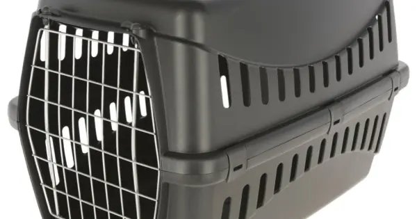 Cusca transport plastic Eco - 58 x 38 x 38 cm - Negru Livrare rapidă