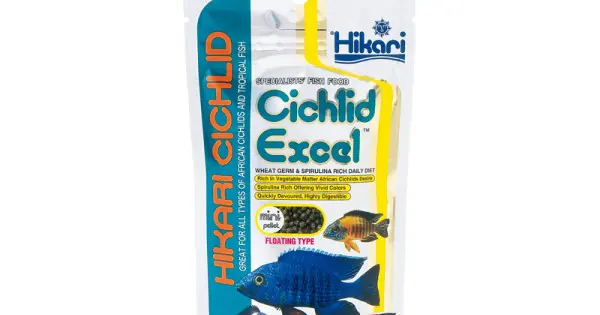 Reducere specială Dieta zilnica pentru aport crescut de nutrienti vegetali HIKARI CICHLID EXCEL MINI 57g