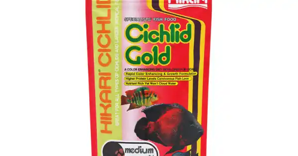 Reducere specială Dieta zilnica pentru ciclide HIKARI CICHLID GOLD MEDIUM 250GR 750ML