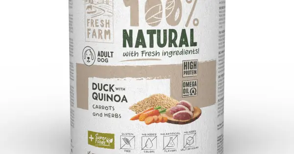Fresh Farm Coarse pate with duck, quinoa, carrots and herbs 800 gr Cumpărături sigure