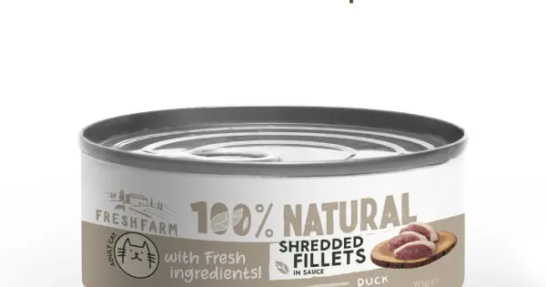 Fresh Farm Shredded fillets in sauce with duck and chicken 70 gr Vezi acum