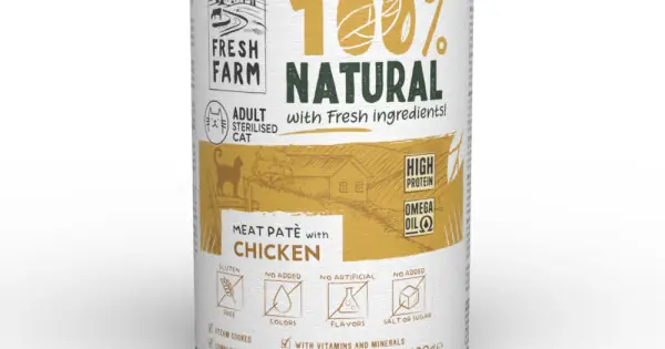 Cumpără online Fresh Farm Smooth pate with chicken 400 gr Cat