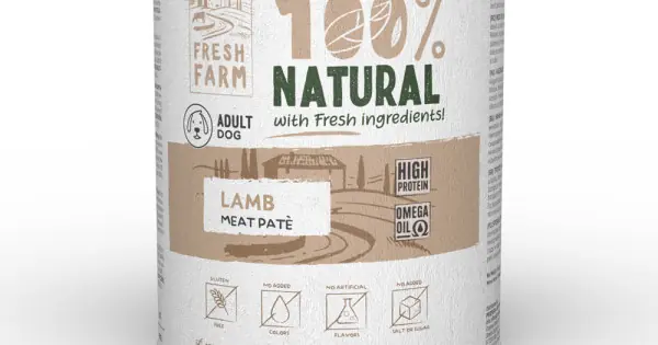Ultima șansă Fresh Farm Smooth pate with lamb 800 gr
