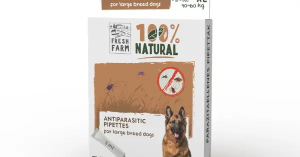 Fresh farm spot on antiparzitar L-XL 5x5ml Livrare rapidă