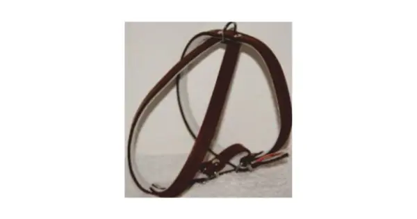 Ham din piele, maro, reglabil, 33-43 cm Cumpără online
