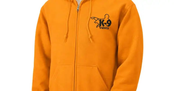 Reducere Hanorac cu gluga si fermoar - Julius K9 - Portocaliu - XL