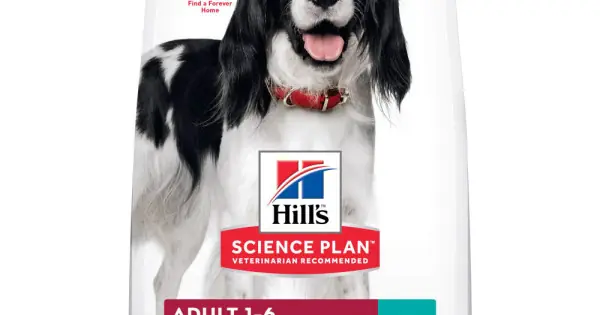 Hills SP CANINE ADULT MED T&R, hrana uscata pentru caini adulti de talie medie, cu ton si orez, 2.5 KG Super ofertă