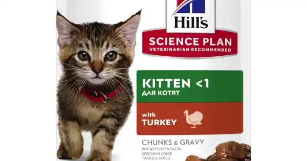 Ofertă Hills SP FELINE KITTEN TURKEY 12x85 G (PLICURI)