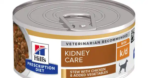 Hrana pentru caini Hill‘s Prescription Diet Kidney Care K/D, tocanita cu pui și legume, 156 g Reduceri