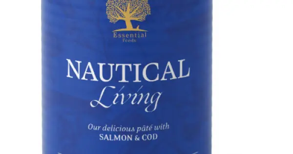 Ofertă Hrana umeda pentru caini Conserva Essential Nautical Living cu Somon şi Cod 400g