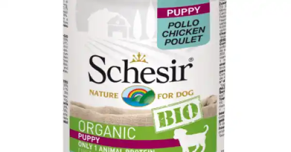 Nu rata Hrana umeda pentru caini Schesir Bio Puppy 400 gr
