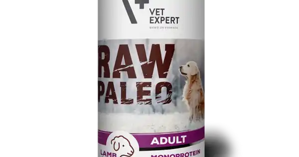 Cumpără online Hrana umeda pentru caini, RAW PALEO, conserva monoproteica, adult, carne de miel, 400 g