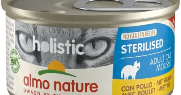 Hrana umeda pentru pisici Almo Nature Holistic Conserva Sterilized Pui 85 gr Ofertă de sezon