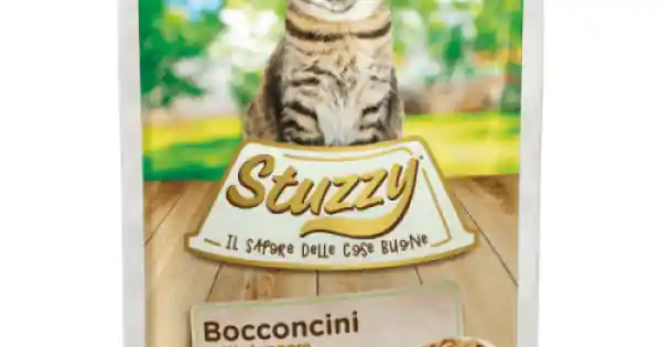 Hrana umeda pentru pisici Stuzzy Bucati de vitel in sos 85g Bestseller