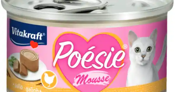 Ofertă Hrana umeda pentru pisici Vitakraft Poesie Mousse cu Pui 85 g