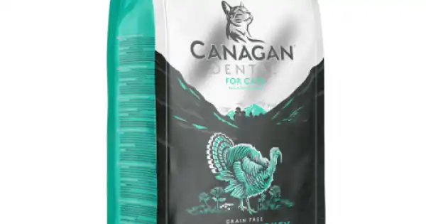 Hrana uscata pentru pisici Canagan Dental cu curcan 4kg Preț promoțional