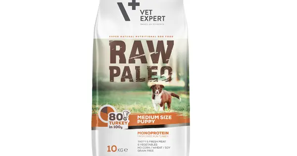 Comandă acum Hrana uscata, RAW PALEO, puppy, rase medii, 2.5 kg