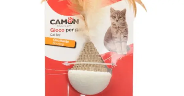 Jucarie pentru pisici Camon Emisfera oscilanta 12 cm Doar azi