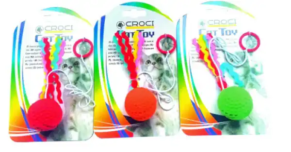 Jucarie pentru pisici Flying Ball 4 cm Cel mai bun preț