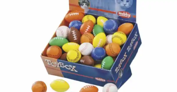 Ofertă specială Jucarie pentru pisici Nobby Minge Sport 4 cm