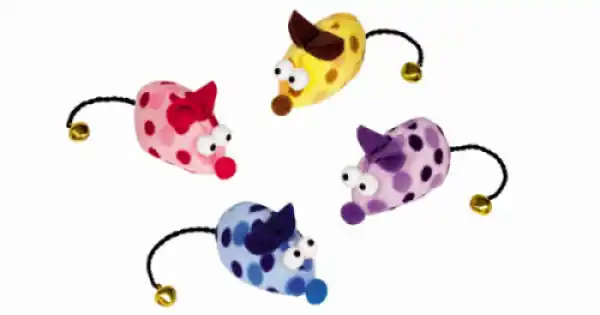 Jucarie pentru pisici Nobby Soarece catnip 6.5 cm Nu rata