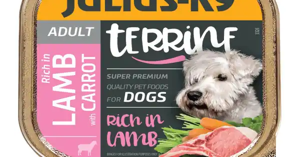 Julius K9 Dog - Terina cu miel si morcovi - 150g Ofertă limitată
