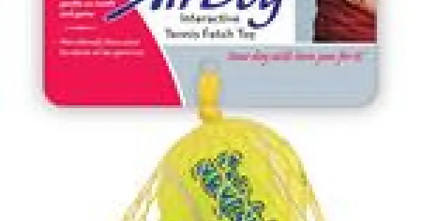 Mingi de tenis Kong Airdog squeaker 3/set in plasa marimea S Preț promoțional