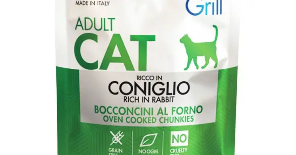 Super ofertă Monge Grill Chunkies Cat - Hrana umeda super-premium - Iepure - 85g