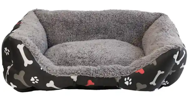 Reducere de preț Patut blanita Snappy black & oscioare 41 x 30 x 9 cm