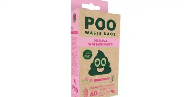 POO Dog Waste Bags (60 bags) - Rose Scented 10169999 Super ofertă