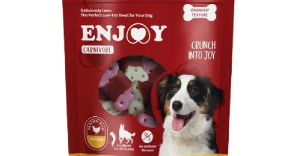 Premium Recompense pentru caini Enjoy Carnivore Biscuit Bites cu pui 300 gr