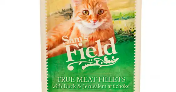 Sam‘s field cat plic with duck filets / jerusalem artichoke 85gr Reducere specială