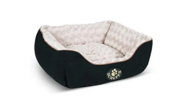 Bestseller Scruffs Culcus Negru Mare 75x60 cm
