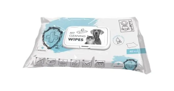 Discount Servetele antibacteriene M-PETS, 15x20 cm, 40 buc