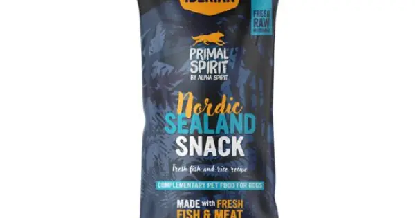 Snack pentru câine Nordic Sealand, Primal Spirit, cu pui și pește, 110 g Cel mai vândut