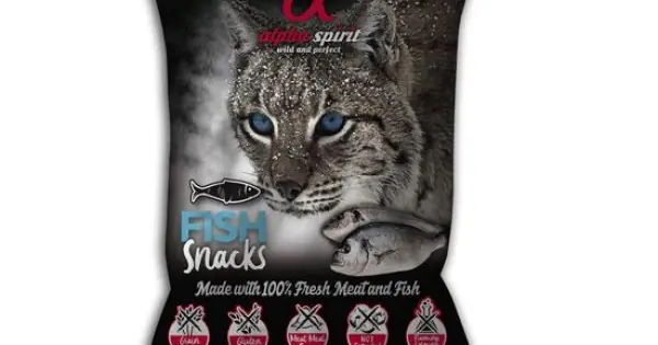 Snack pentru pisică Alpha Spirit, cu pește, 50 g Super ofertă