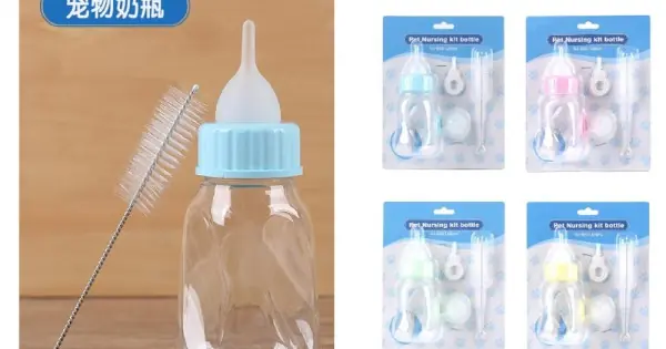 Sticla cu biberon si perie 120 ml Reducere de preț