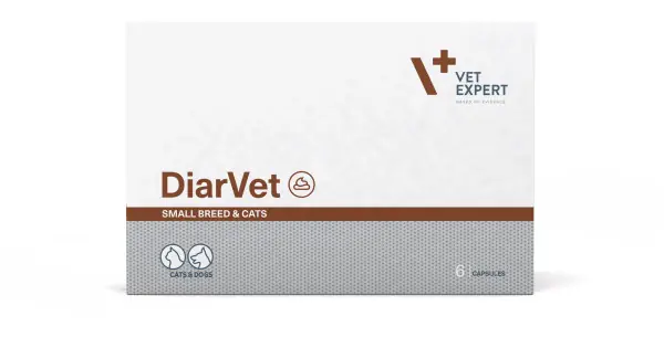 Supliment pentru caini si pisici cu diaree Vet Expert DiarVet Twist-Off, 6 capsule Doar azi