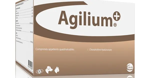 Supliment pentru sustinerea metabolismului articular la caini si pisici Agilium+, CEVA, 30 tablete, 3 Blistere x 10 TAB Noutate