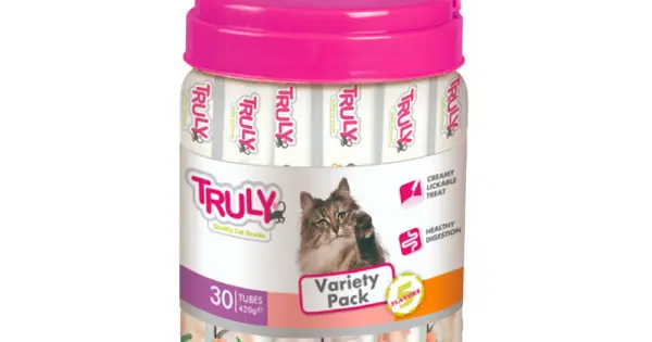 Retur gratuit Wanpy Truly cat creamy lickable mix 30*14gr